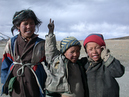 Tibet, Himalaya, September 2003.
Tibetan boys.
Tibetan boys on the route between Lhasa and Kathmandu.
