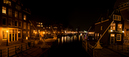 The Netherlands, Amsterdam. March 2007.
Amsterdam at night 1.
Panorama of  the “Oude Schans” at night.
