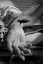 Indonesia, Ambarawa, January 2008.
Hands 3.
The hands of Didien and her grandmother.

